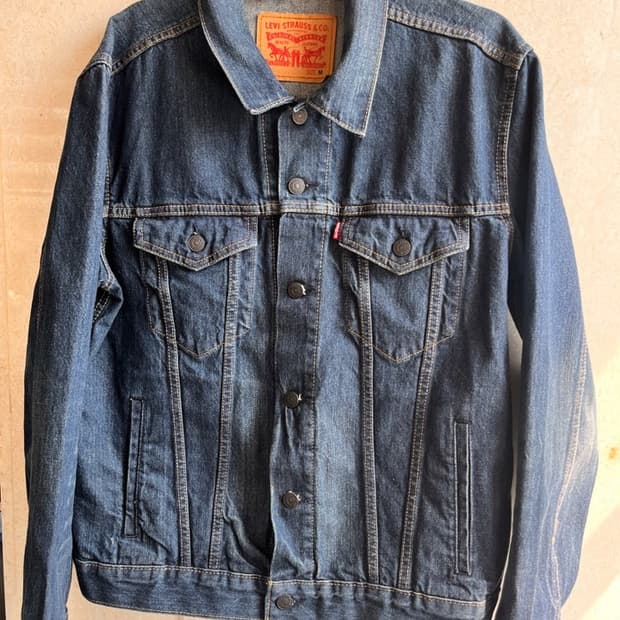 리바이스 데님포켓 청자켓(M)