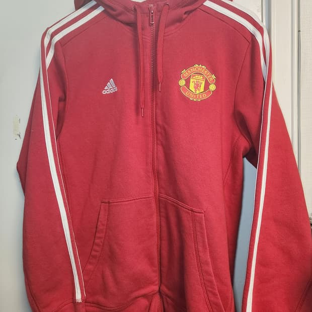 아디다스 맨유 후드집업 100