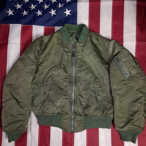 오리지날 미국제조 알파사 미공군 민수용 MA-1 항공자켓