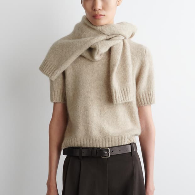 코스 반팔 니트