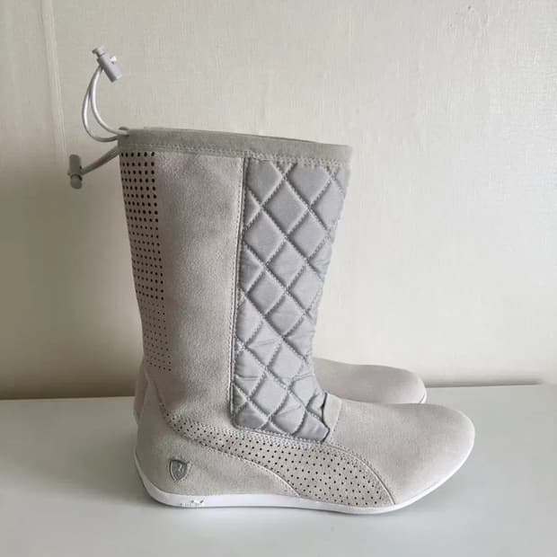 Puma 빈티지 그레이 부츠 230