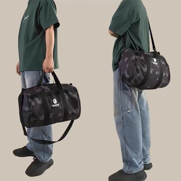 베이프 블랙 카모 보스턴백 더플백 더블백 짐가방 헬스가방