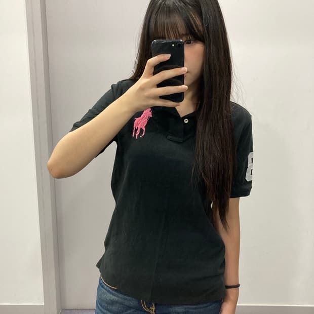 폴로 랄프로렌 빅포니 핑크 치프키프 카라 티셔츠