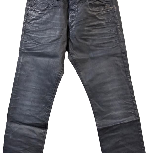 G-STAR블랙 코팅 데님 팬츠(W33/L32)택없음