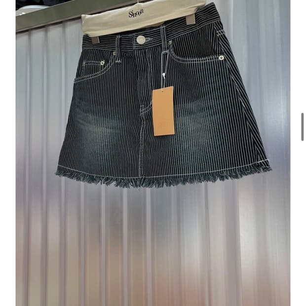 시눈 Denim Mini Skirt (Indigo) s