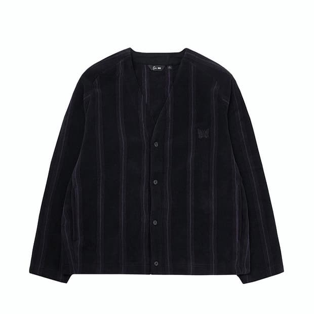 [새상품 S] JP 유니클로 니들스 콜라보 플리스 오버사이즈 가디건 블랙