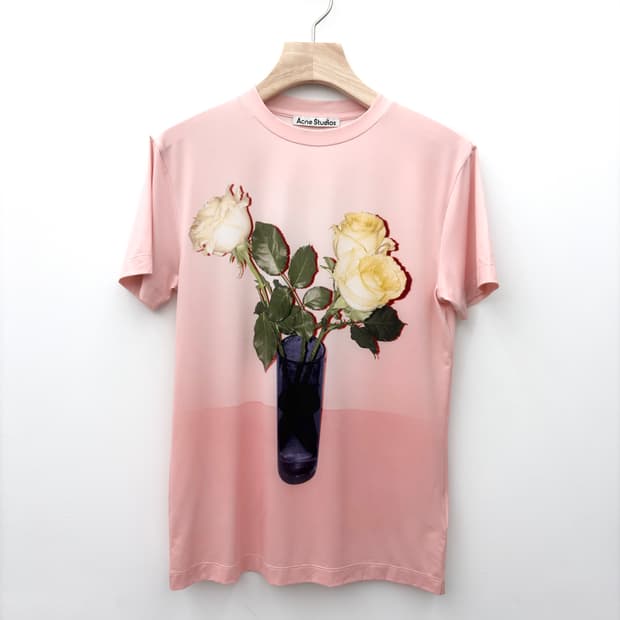 ROSE PRINTED SHORT SLEEVE