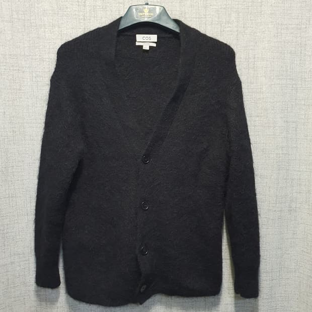 COS 알파카 울 믹스 오버핏 가디건 