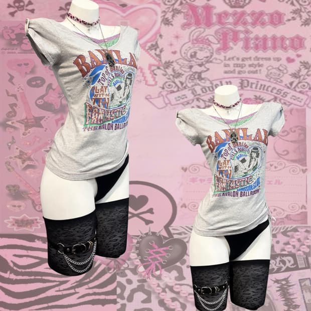 00's Glitter lace Cross back strapsleeve