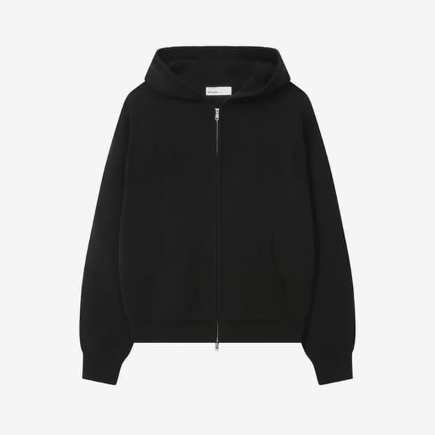 미세키서울 니트 후드 집업