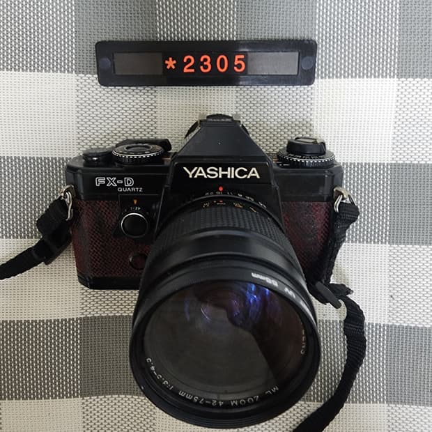 야시카 FX-D 필름카메라 42-75 줌렌즈