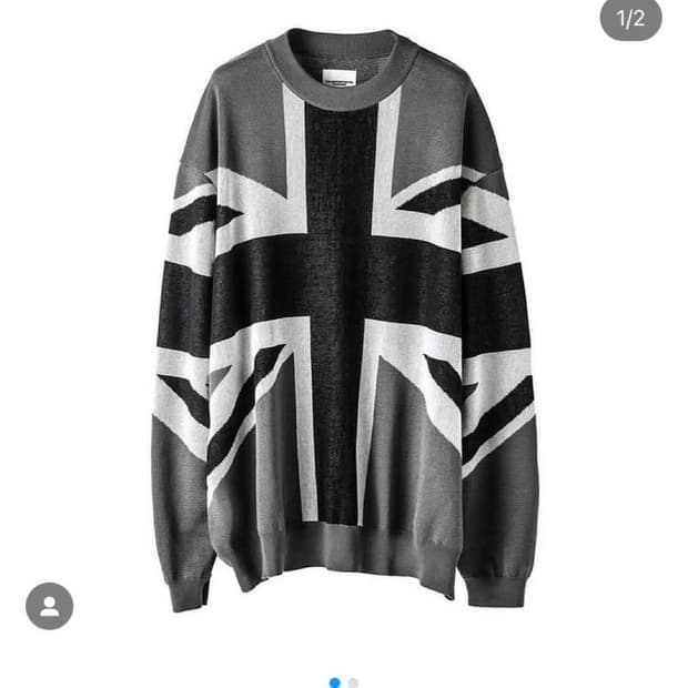 (48) thesoloist UNION JACK crewneck