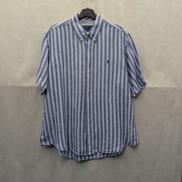 폴로 랄프로렌 스트라이프 반팔 셔츠