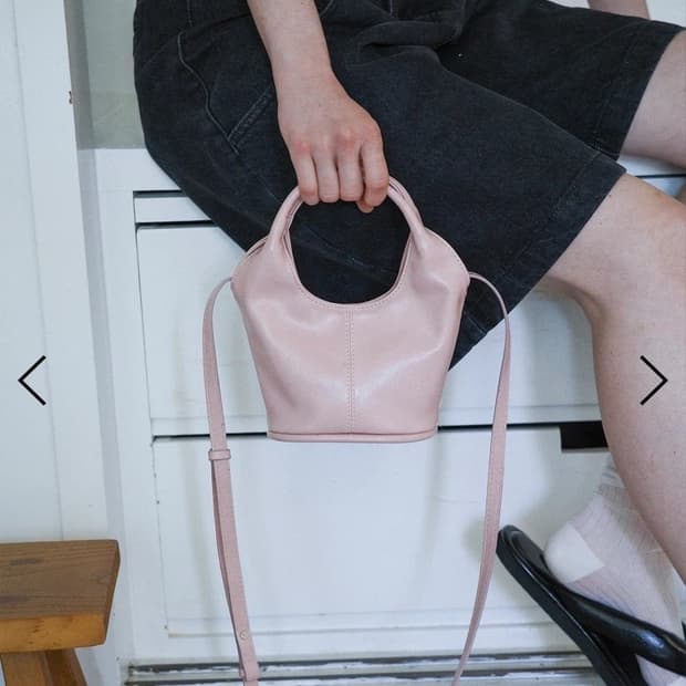 여밈 마이크로 베이스 백 핑크 (96000원)