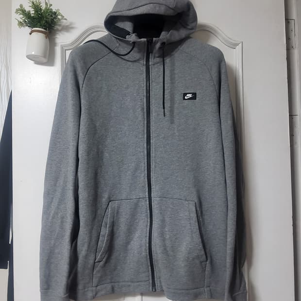 나이키 테크팩 그레이 후드집업 올드스쿨 트랙탑 110