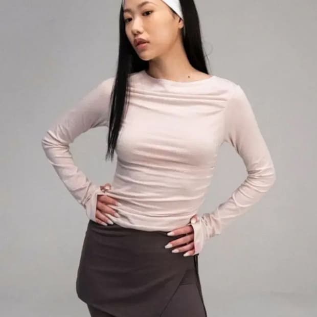 플리즈노팔로우 리사 드레이프탑