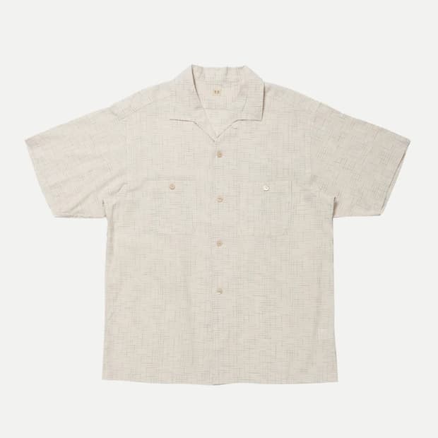 타이가 타카하시 LOT 112 SUR GUY 셔츠 헤더 아이보리