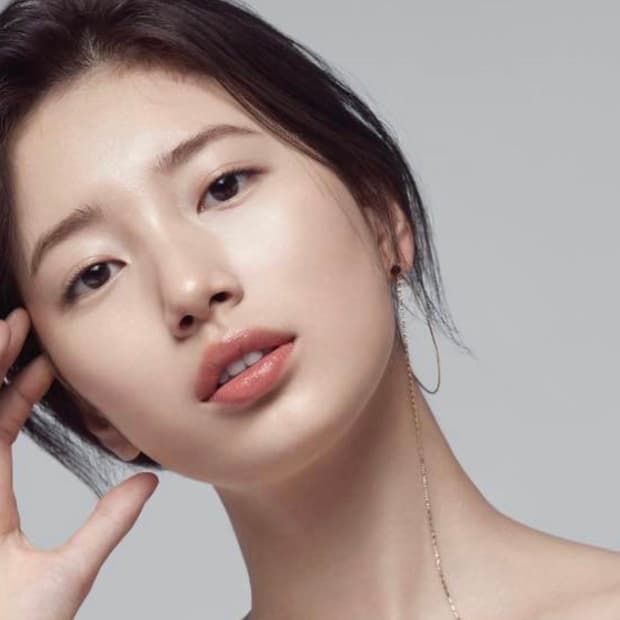 페르테 오닉스 체인 링 수지 귀걸이