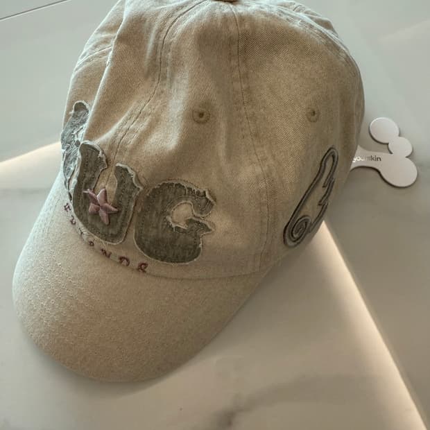 허그유어스킨 모자 볼캡 핑크 새상품