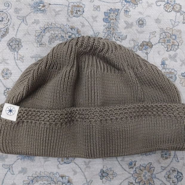 (새상품) 라모랭 카키 숏비니 1사이즈