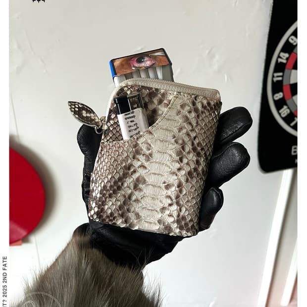 Western Hand Craft Real Python Wallet