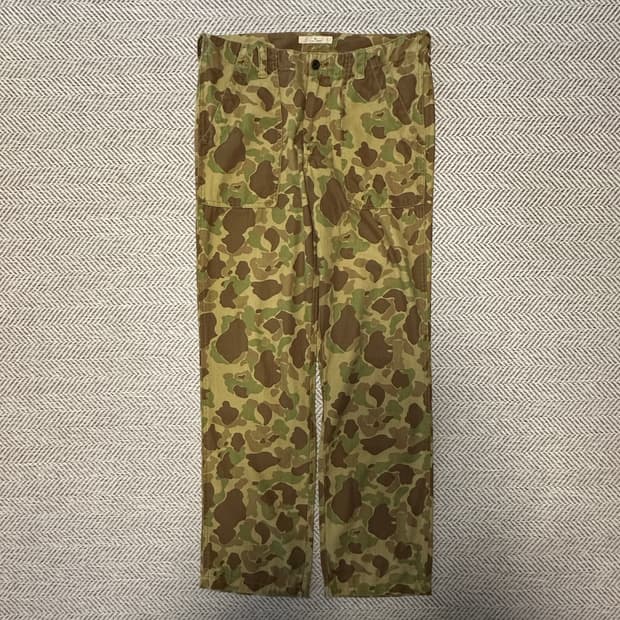GLOBAL WORK camo fatigue pants