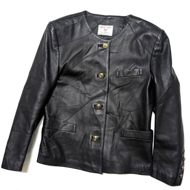 Cow Boy - 레더 가디건 자켓