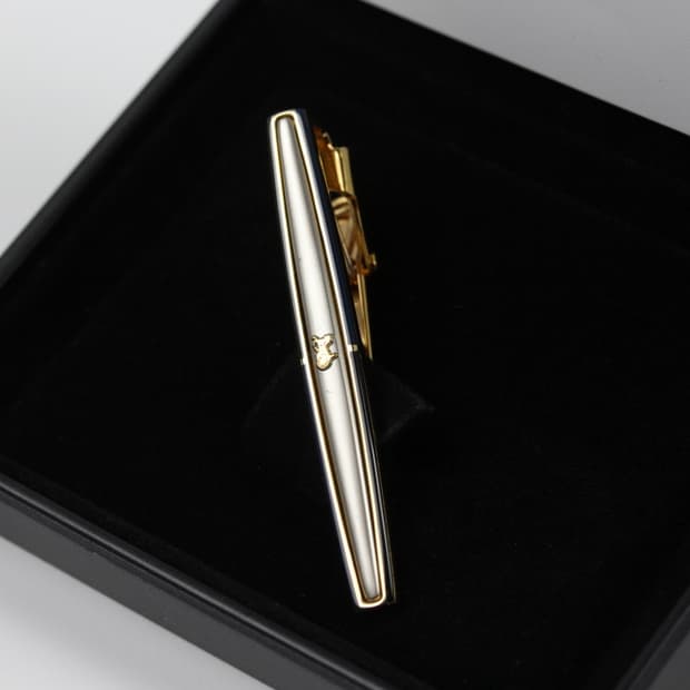 셀린느 A-등급 4.9cm 남자 명품 넥타이핀 빈티지