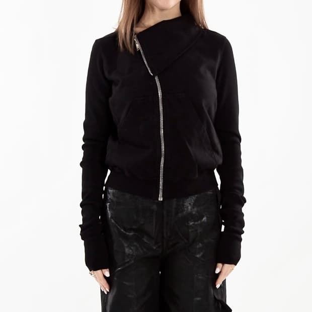 릭오웬스 마운틴 집업 블랙 L