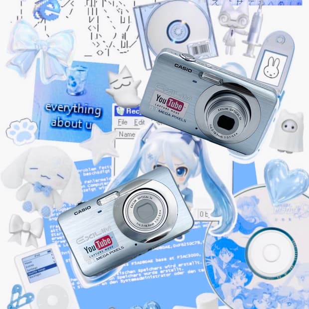 ✨유인, 카리나✨ 카시오 엑슬림 EX-Z80 블루 디카 디지털 카메라