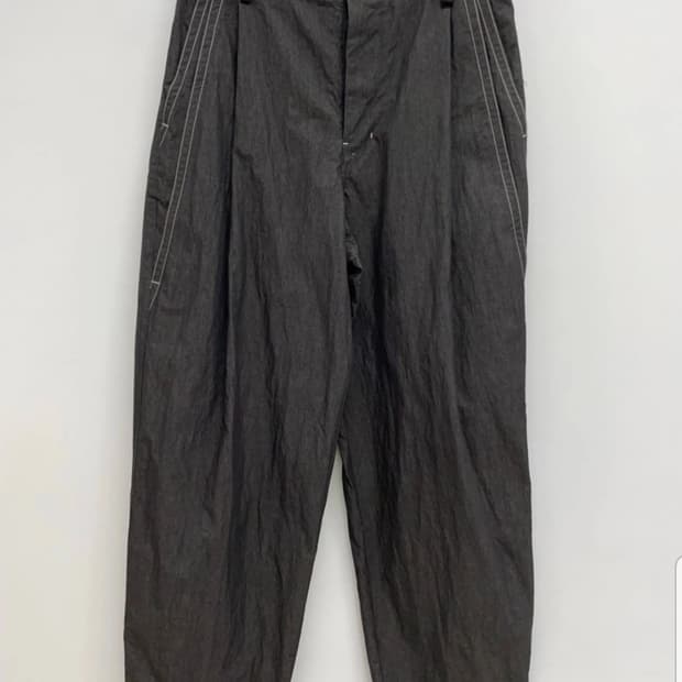 [판매] 비냘리스(Vignalis) 스티치 포인트 와이드 팬츠 (차콜)