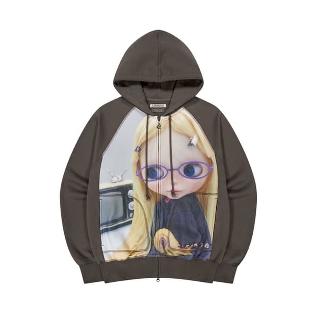 코이세이오 브라이스 후드집업 브라운