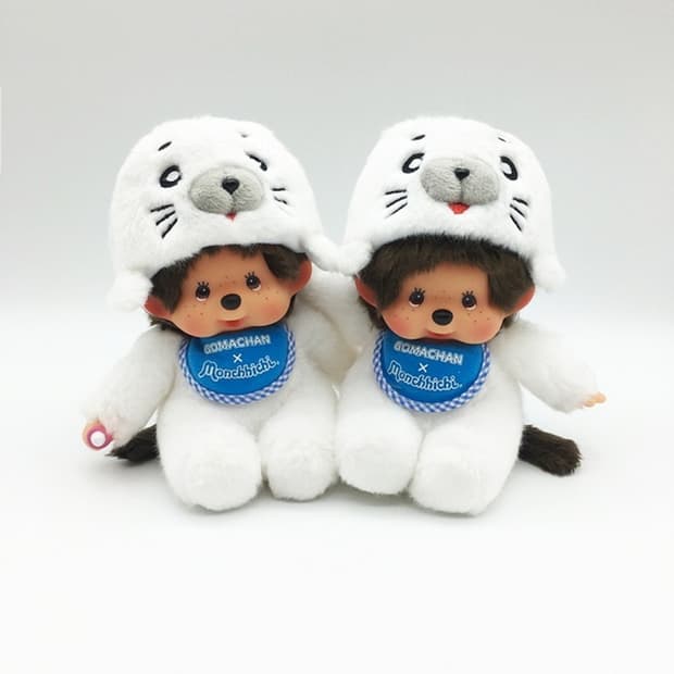 고전 몬치치 고마짱 하프물범 인형