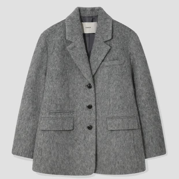 키뮤어 헤어리 울 자켓