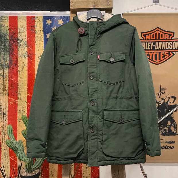 리바이스 덕 다운 시어링 야상 자켓 파카