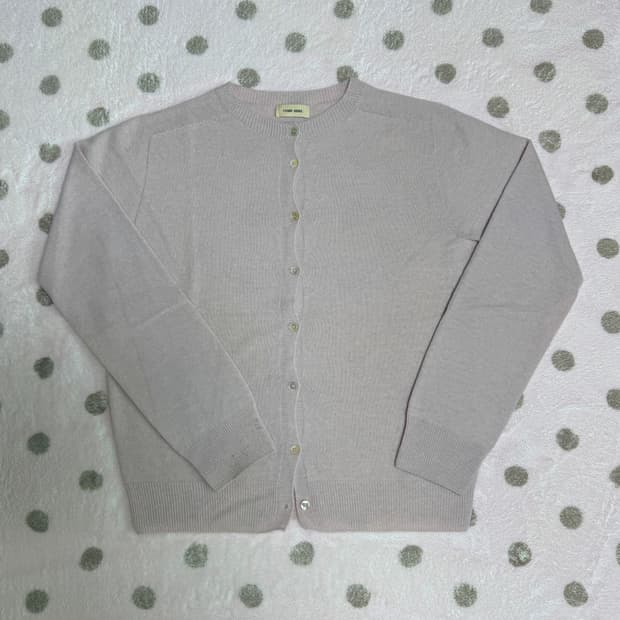 comehere 라벤더핑크 홀가먼트 가디건