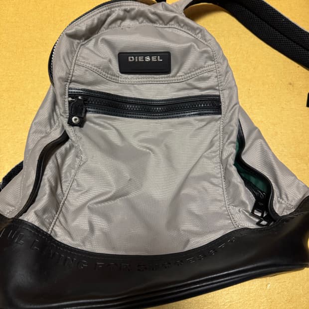 디젤 가죽 백팩