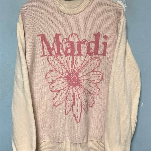 마르디 메크르디 여자니트 울 캐시미어 프리 최대L