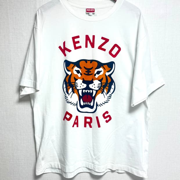 겐조 KENZO 럭키 타이거 반팔티 L