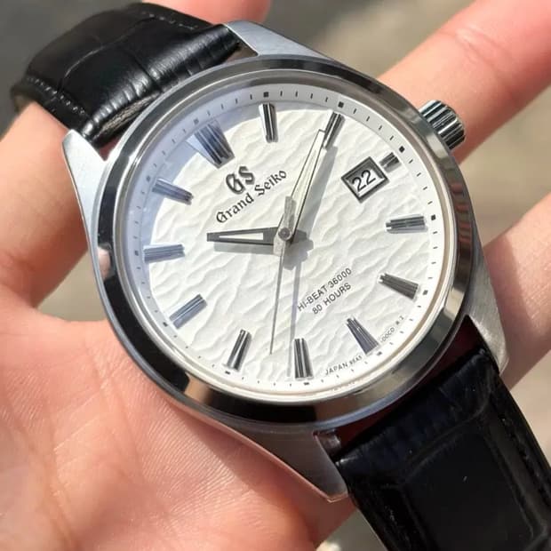그랜드세이코 자작나무 커스텀 오토매틱 시계