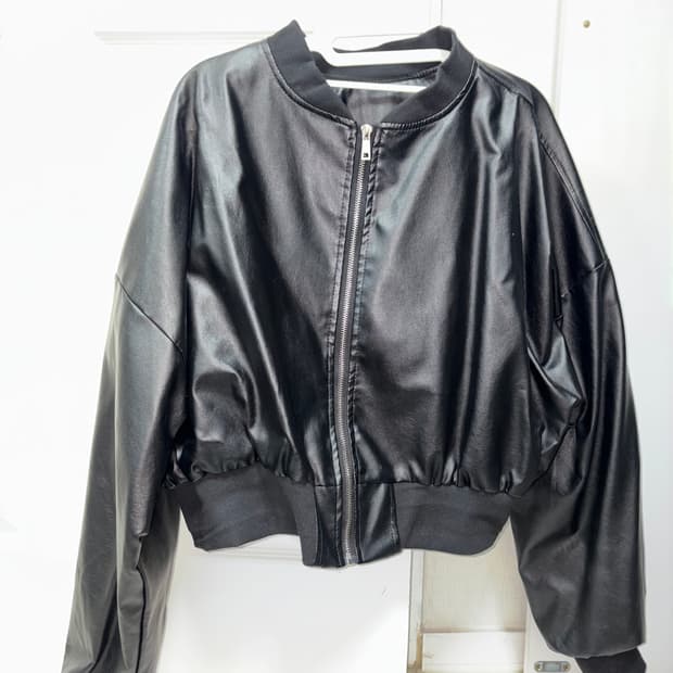 빈티지 레더 가죽 자켓 점퍼