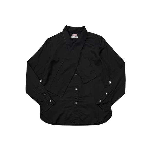 Beams Boy lace tie shirt