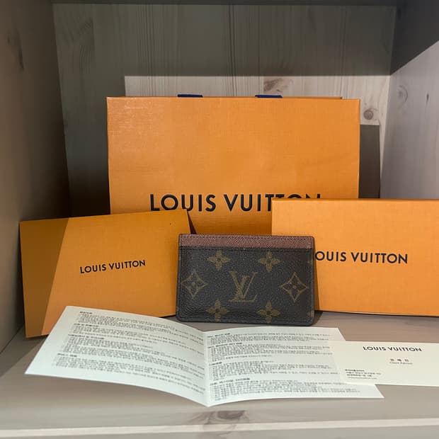 [새상품급/풀구성] 루이비통 모노그램 카드홀더 카드지갑