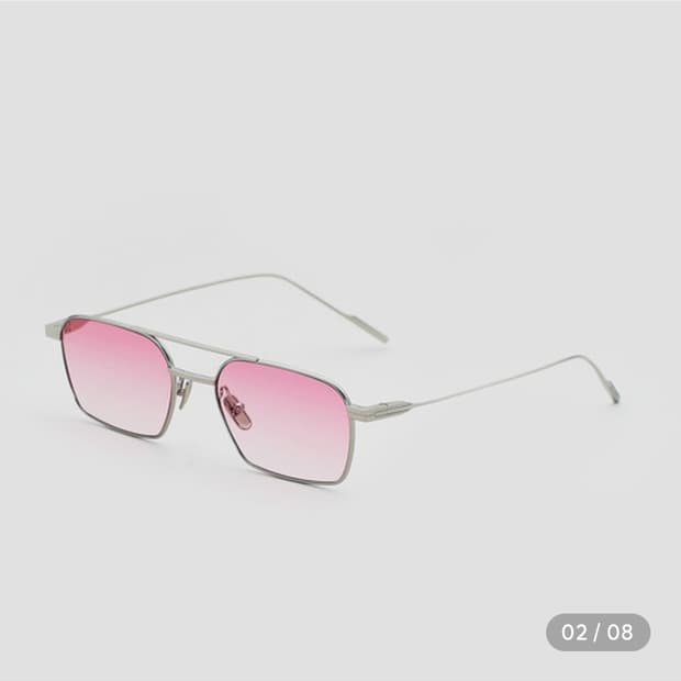 젠틀몬스터 레이브 02 핑크 틴트렌즈 