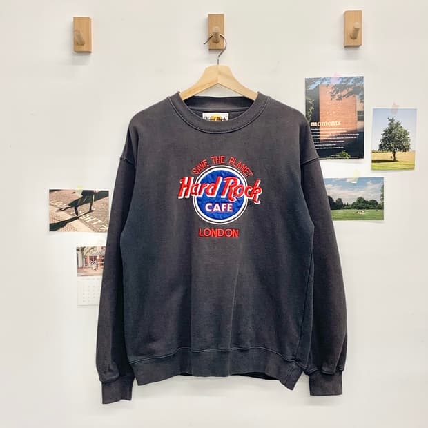 90's Hard Rock CAFE 하드락카페 런던 스웻셔츠  