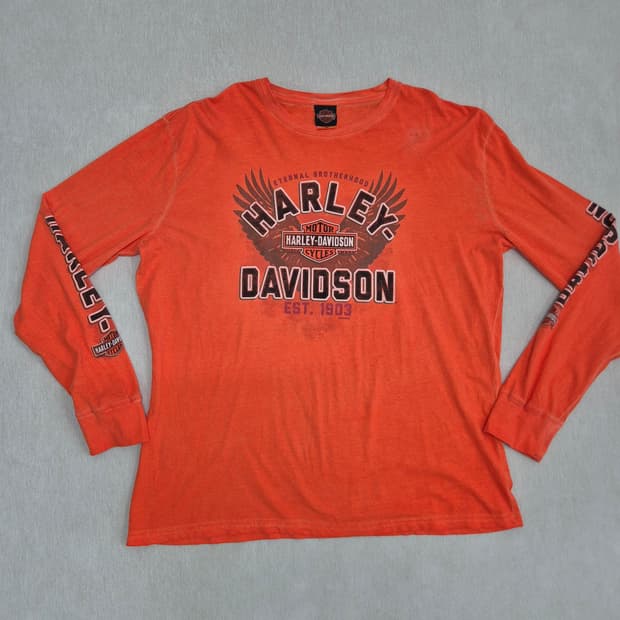 할리데이비슨 긴팔티셔츠