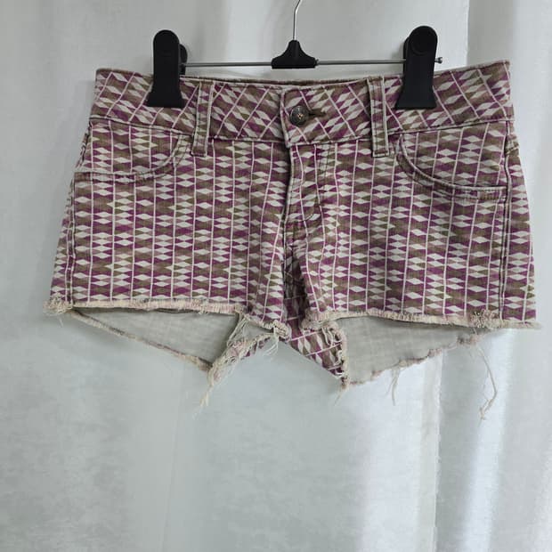siwy 패턴 데님 반바지 (1973)