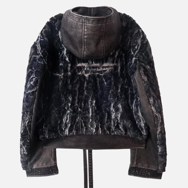 에이시넥틱스 스웜프 퍼 레더 자켓