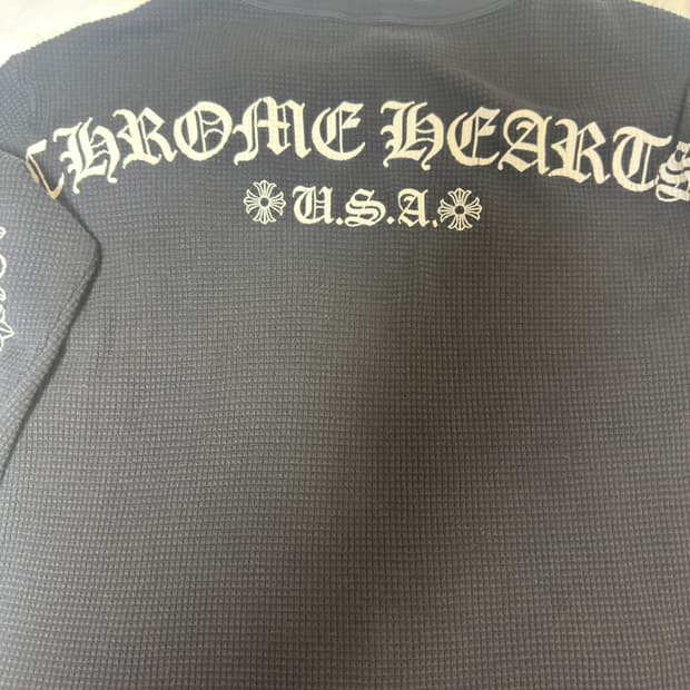 크롬하츠 홀스슈 플로랄 와플 니트 S