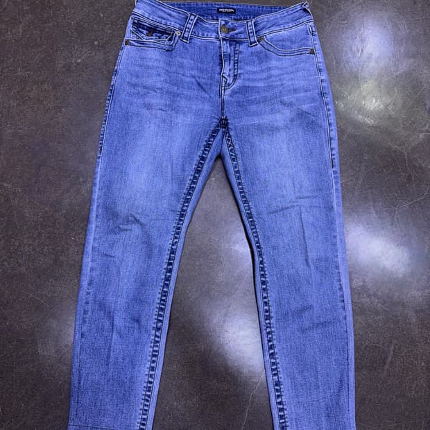 트루릴리젼 스트레치 슬림핏핏 데님팬츠 32